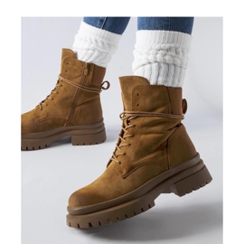 Botas marrons com biqueira gasta de Vadnais - Solea marrom 1