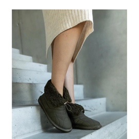 Botas de neve com isolamento verde e punho Caellita - Solea 2