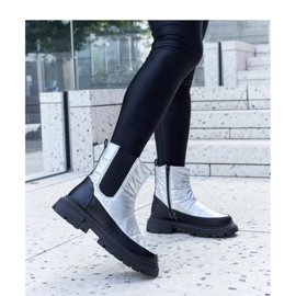 Galvani - Botas de neve com isolamento metálico Solea cinza 1 Galvani - Botas de neve com isolamento metálico Solea cinza 1