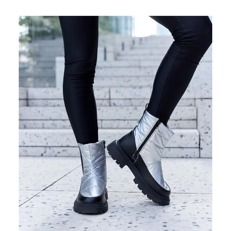 Galvani - Botas de neve com isolamento metálico Solea cinza 2 Galvani - Botas de neve com isolamento metálico Solea cinza 2