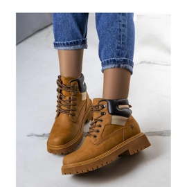 Botas de caminhada com isolamento marrom da Nadel - Solea castanho 1