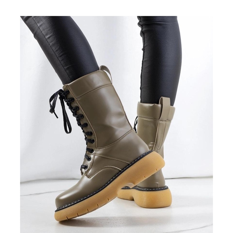 Botas bovver verdes da Redel - Solea 1