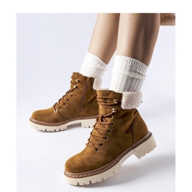 Botas de inverno femininas com isolamento marrom da Bassano - Solea castanho 1