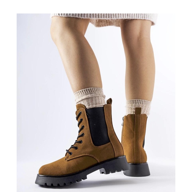 Botas marrons com sola maciça Swinford - Solea marrom 1