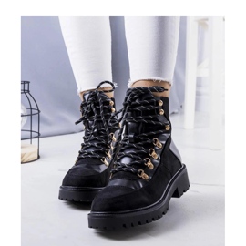 Botas de trabalho isoladas pretas, Leneo - Solea preto 1