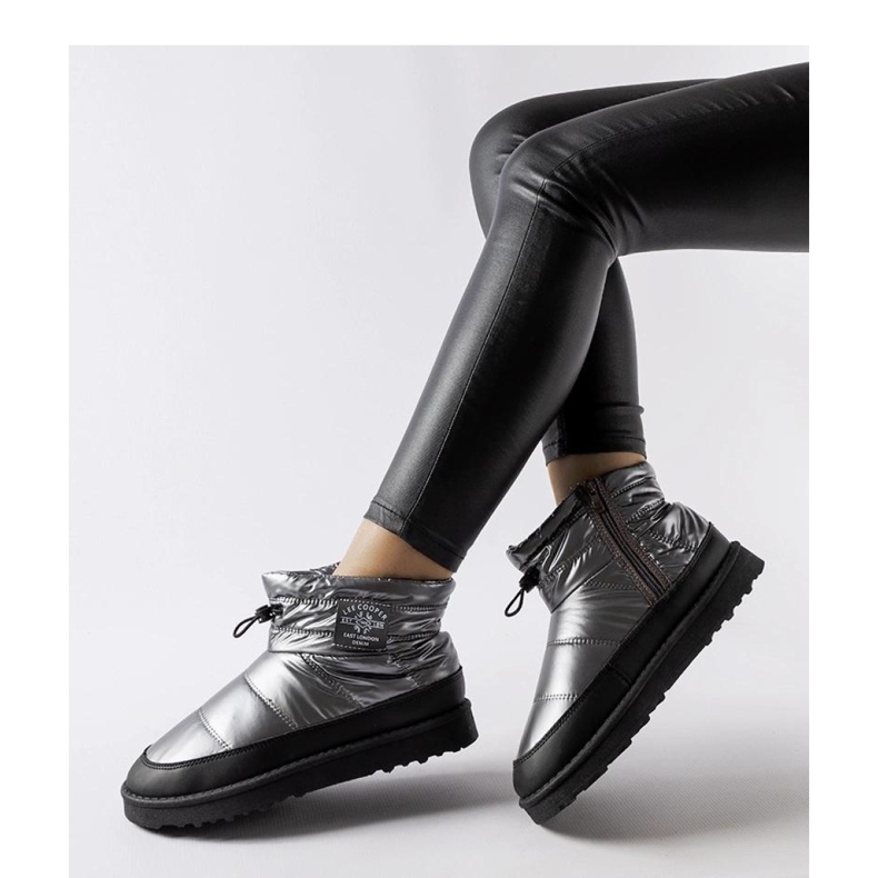 Botas de neve cinza Lee Cooper LCJ-23-44-1966L preto 1