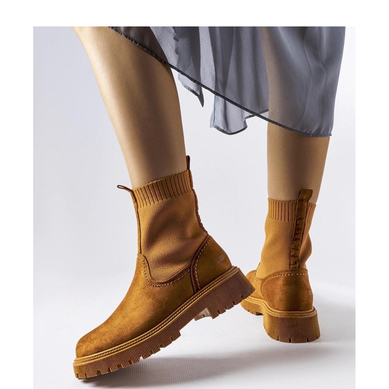 Botas marrons de camurça ecológica Big Star MM274541 castanho 1