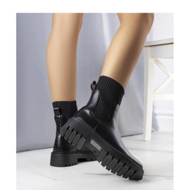 Botas isoladas pretas preto 1