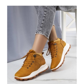 Botas de caminhada femininas marrons com isolamento marrom 1