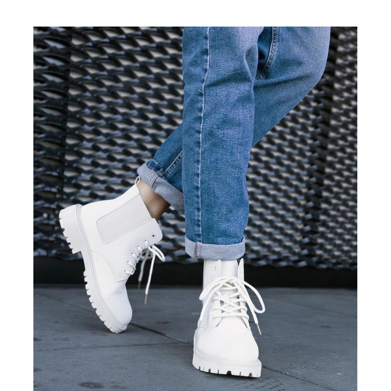 Botas de caminhada com isolamento bege claro 2