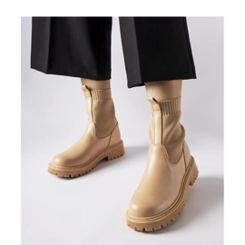 Botas bege em camurça ecológica Big Star 1