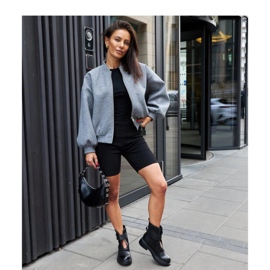 Botas pretas femininas preto 1