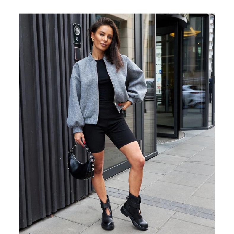 Botas pretas femininas preto 1