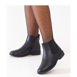 Botins clássicos pretos com elástico 1