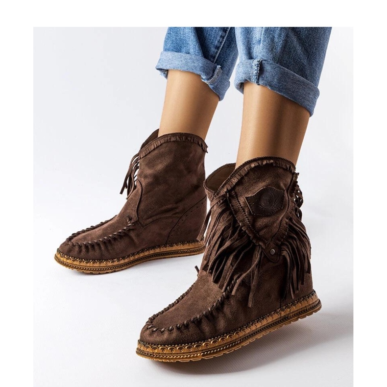 Botas marrons castanho 1