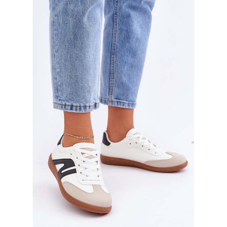 Calçado Esportivo Atado 7112 Branco/Preto 1