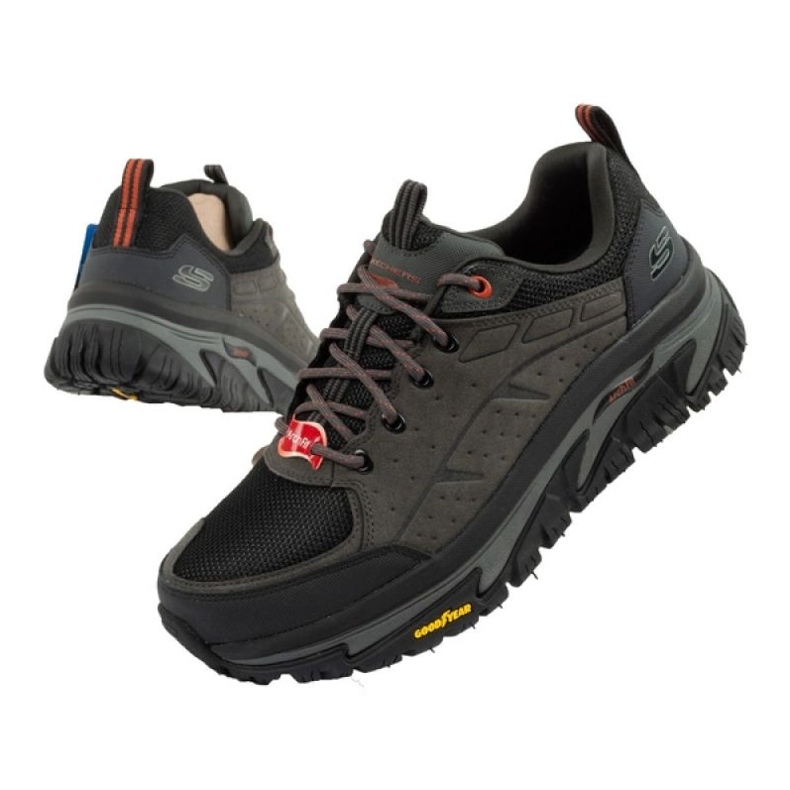 Sapatos Skechers Arch Fit Road Walker-Vernal 237488/CCBK cinza 1