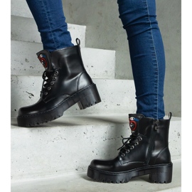 Botas pretas femininas preto 1