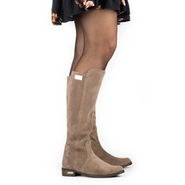 Olivier Botas na moda Klara bege 6