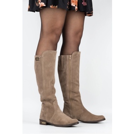 Olivier Botas na moda Klara bege 3