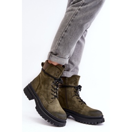 Step in style Trappers Modelo Narelona 6602 Verde Escuro - Entre com estilo 1