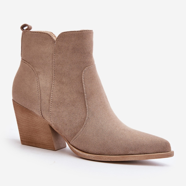 Step in style Botas Modelo Virtris RQ491 Bege Escuro - Entre com estilo 2 Step in style Botas Modelo Virtris RQ491 Bege Escuro - Entre com estilo 2