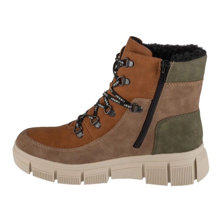 Botas Rieker X3404-90 sapatos castanho 1
