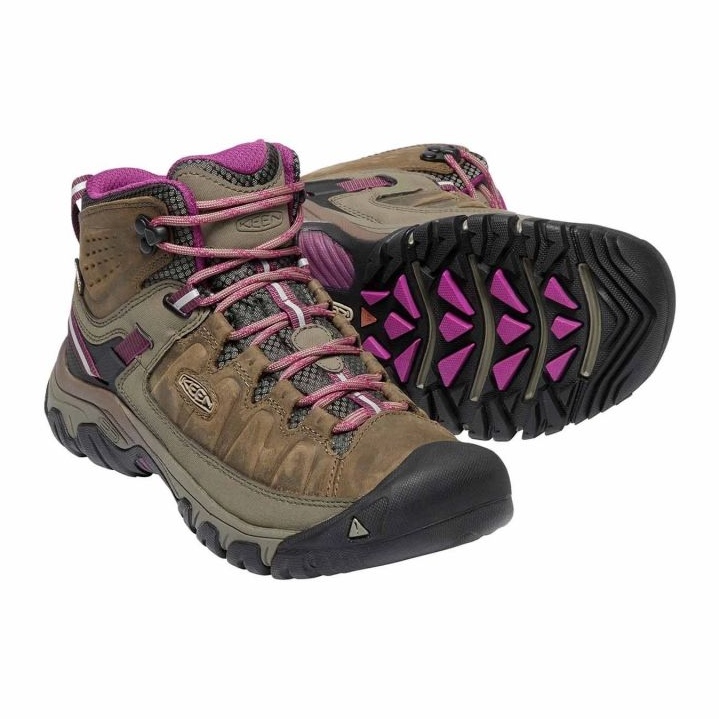 Sapatos Keen Targhee Iii Mid Wp KE-1018178 castanho 1