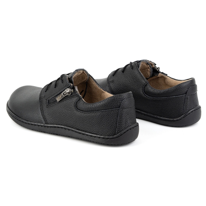 Olivier Sapatos femininos de couro minimalistas descalços 1244 pretos 2