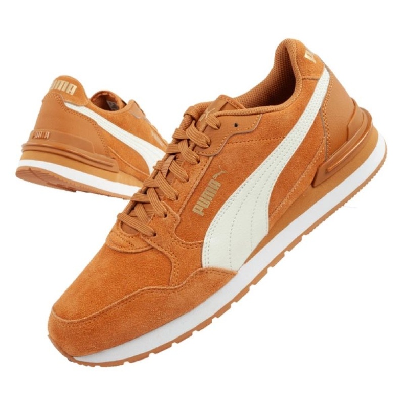 Sapatos Puma St Runner v4 Sd 399665 04 castanho 1