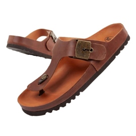 Chinelos Scholl Jake F306981011 marrom 1