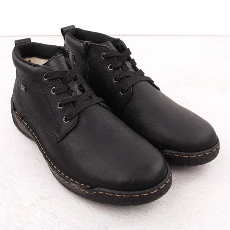 Couro isolado masculino Rieker Rkr748 preto 2