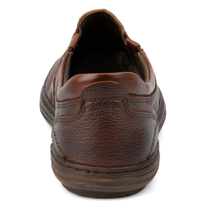 Olivier Sapatos de couro masculinos inseridos 7152dt Brown marrom 1