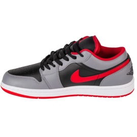Nike Air Jordan 1 Low 553558-060 cinza-preto 1