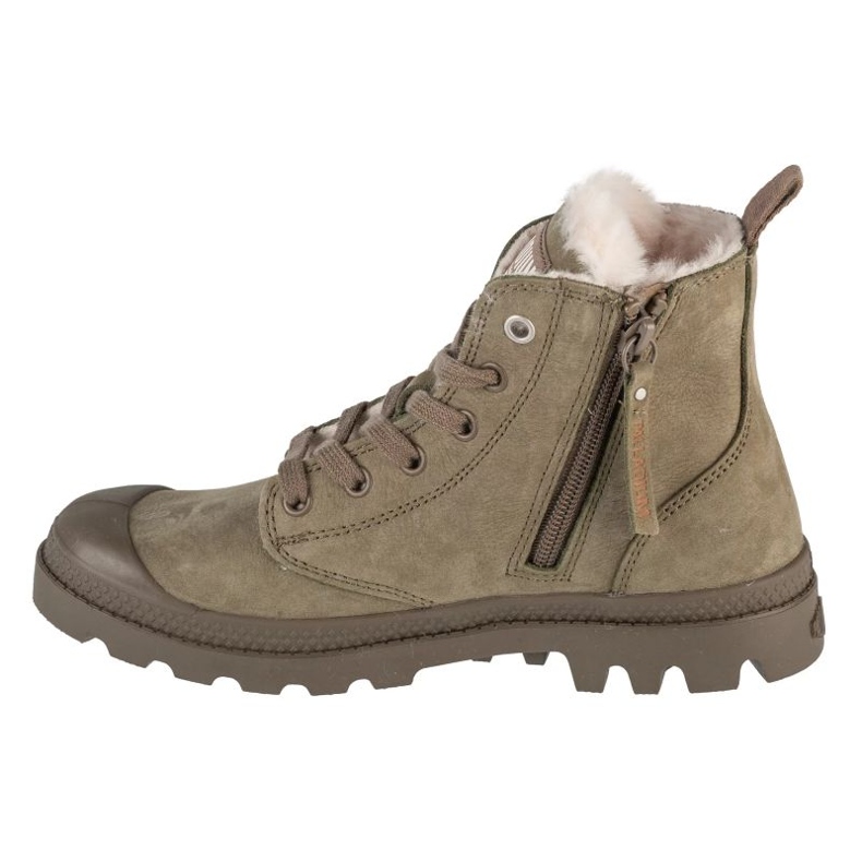 Palladium Pampa HI ZIP WL 95982-377 Sapatos verdes Stalladium 1