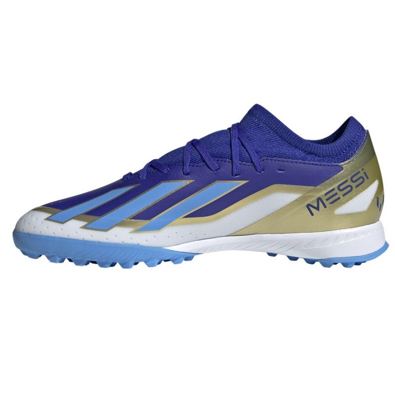 Adidas X Crazyfast League Messi Tf ID0718 sapatos azul 1