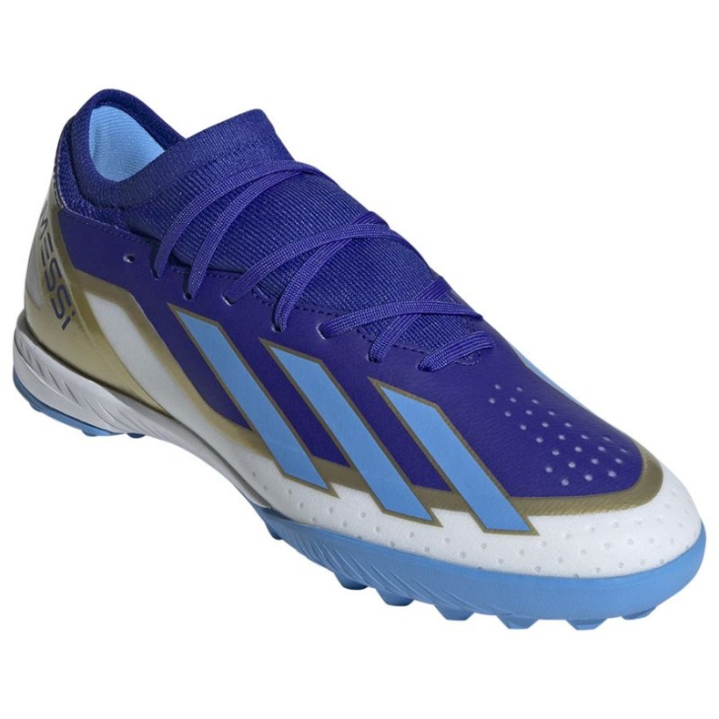 Adidas X Crazyfast League Messi Tf ID0718 sapatos azul 2