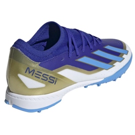 Adidas X Crazyfast League Messi Tf ID0718 sapatos azul 3