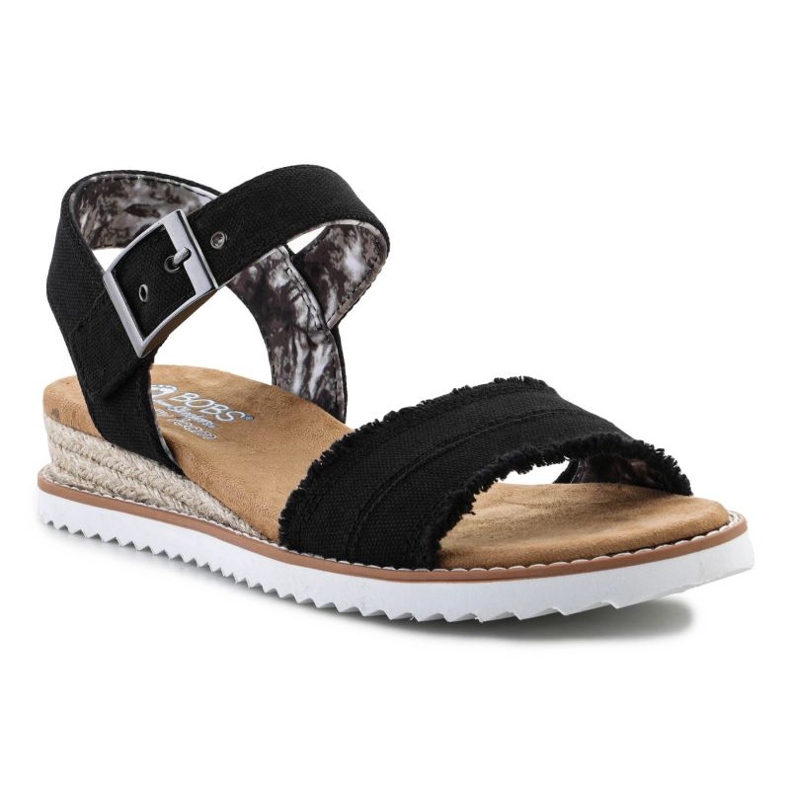 Sapatos Sandálias Skechers Alpercatas Bobs Adobe Princess 113541-BLK preto 1