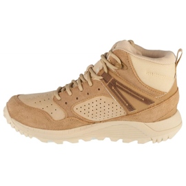 Sapatos Merrell Wildwood Mid Leather Wp J038298 bege 1