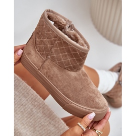 Botas de neve com zíper isolado com pele Big Star OO274A524 bege 1
