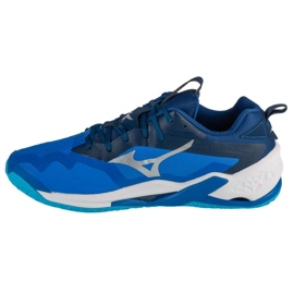 Tênis de handebol Mizuno Wave Stealth Neo Ii X1GA240001 azul 1