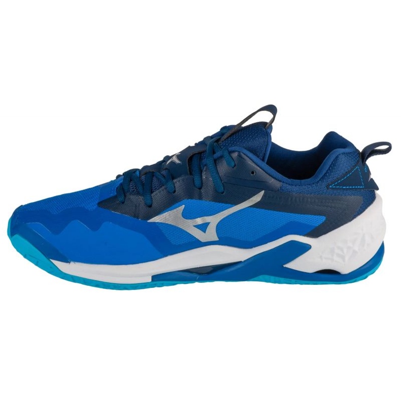 Tênis de handebol Mizuno Wave Stealth Neo Ii X1GA240001 azul 1