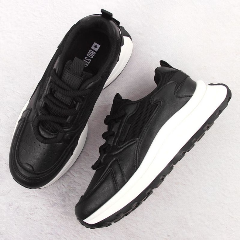 Sapatos esportivos femininos Big Star nn274a106 preto 2