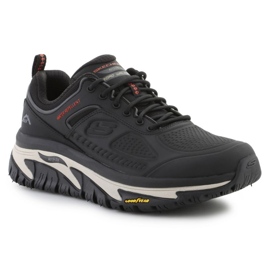 Sapatos Skechers Arch Fit Road Walker Recon 37333-Blk Imper impermeável preto 1