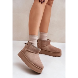 Botas de neve com plataforma baixa Big Star OO274A100 bege 1
