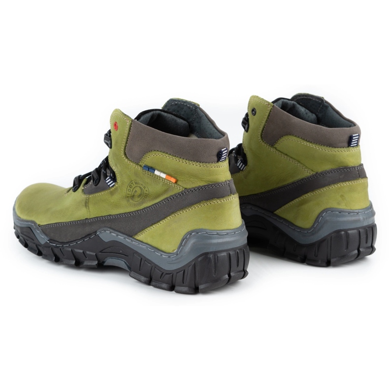 Olivier Sapatos de inverno masculino 134 GT Lã verde isolada 5