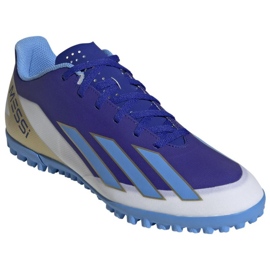 Adidas X Crazyfast Club Messi Tf ID0726 sapatos azul 1