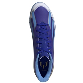 Adidas X Crazyfast Club Messi Tf ID0726 sapatos azul 2