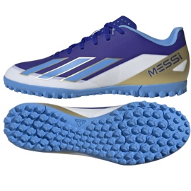 Adidas X Crazyfast Club Messi Tf ID0726 sapatos azul 3